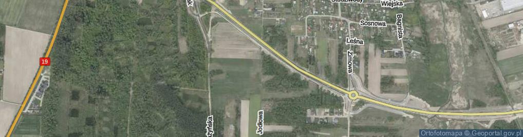 Zdjęcie satelitarne Jodłowa ul.